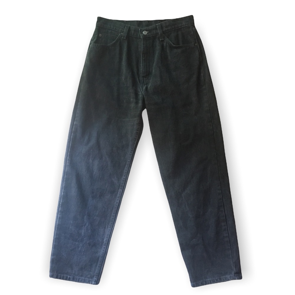 VINTAGE 90’s ORANGE LABEL BLACK LEVI’S- Loose Fit Straight Leg 15961. Size:10
